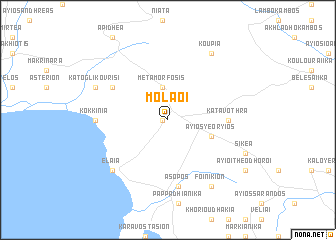map of Moláoi