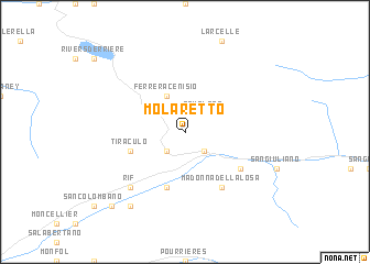 map of Molaretto