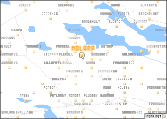 map of Mölarp