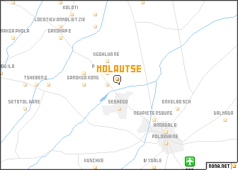 map of Molautse