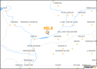 map of Molá