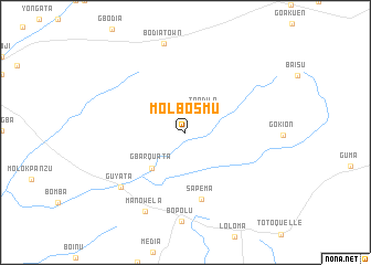 map of Molbosmu