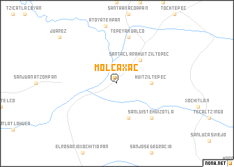 map of Molcaxac