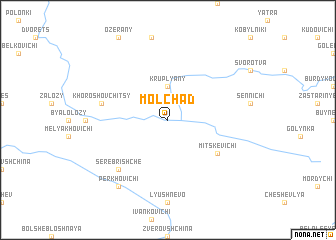 map of Molchadʼ