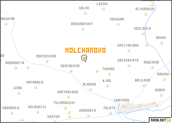 map of Molchanovo