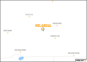 map of Moldagul