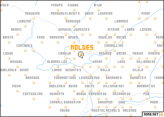 map of Moldes