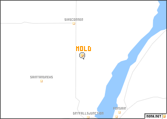map of Mold