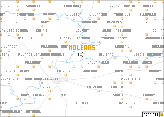 map of Moléans