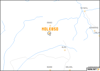 map of Molebso