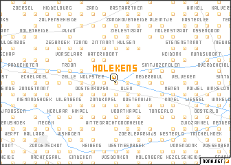 map of Molekens