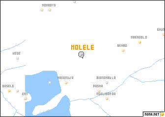 map of Molele