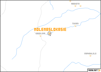 map of Molemaslokasie