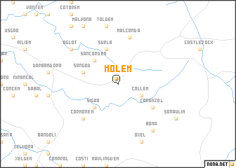 map of Molem