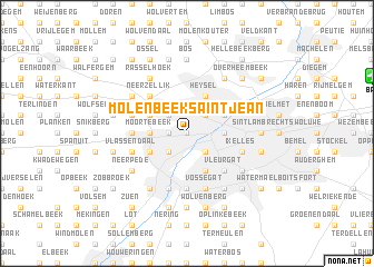 map of Molenbeek-Saint-Jean