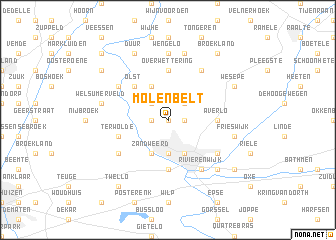 map of Molenbelt