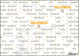 map of Molenberg