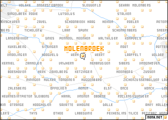 map of Molenbroek