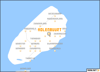 map of Molenbuurt