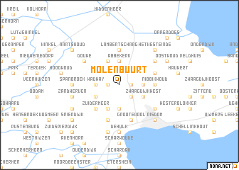 map of Molenbuurt