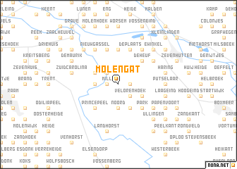 map of Molengat