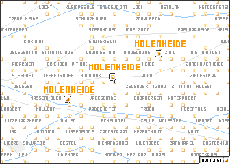 map of Molenheide