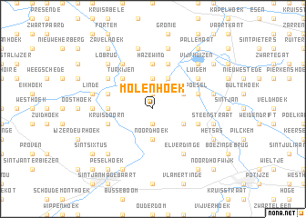 map of Molenhoek