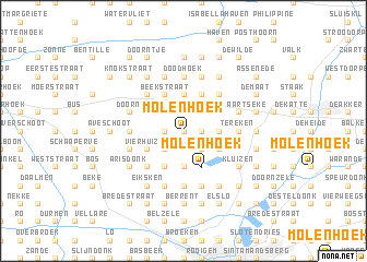 map of Molenhoek