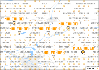 map of Molenhoek