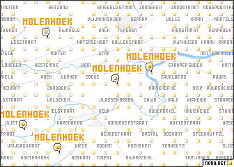 map of Molenhoek