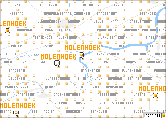 map of Molenhoek