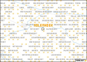 map of Molenhoek