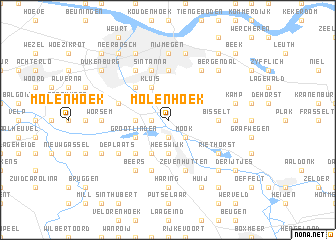 map of Molenhoek