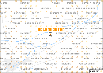 map of Molenkouter