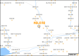 map of Moleno