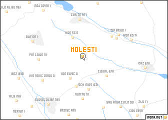 map of Moleşti