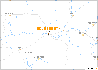 map of Molesworth