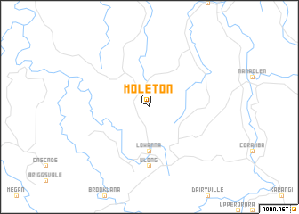 map of Moleton