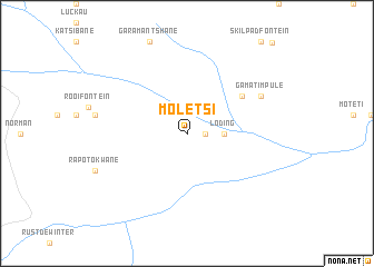 map of Moletsi