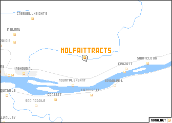 map of Molfait Tracts