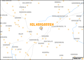 map of Molham Darreh