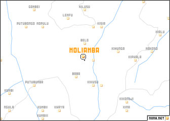 map of Moliamba
