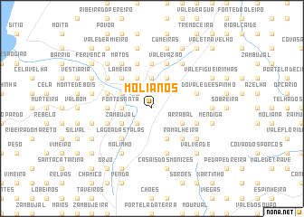 map of Molianos