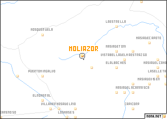 map of Molí Azor