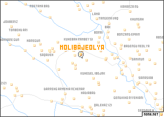 map of Molībāj-e ‘Olyā