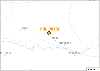 map of Molibatsi