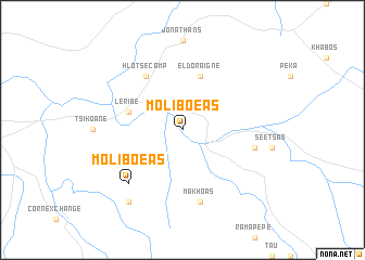 map of Moliboeas