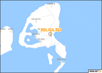 map of Moligilagi