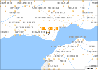 map of Molíkrion