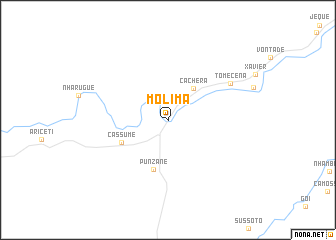 map of Molima